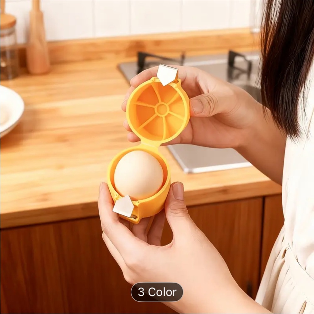 Egg Separator & Shell Peeler – Handheld Yolk Remover Tool - Picture 2 of 10